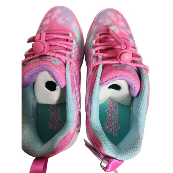 Sketchers Kids sneakers light up magical collections size 1.5 NIB - Picture 6 of 12